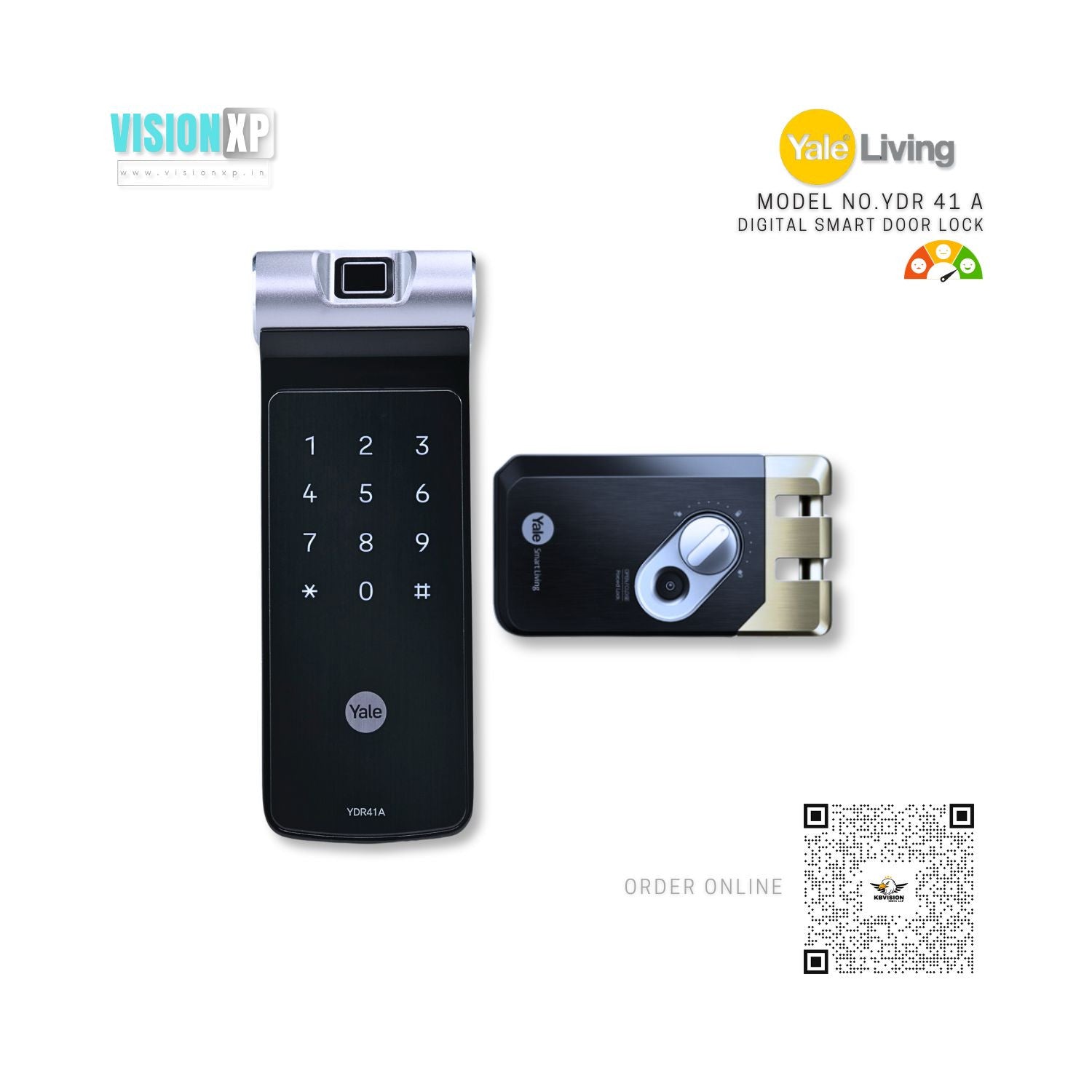 Yale YDR41 A Finger Print Smart Door Lock Yale YDR41 A Finger Print Smart Door Lock